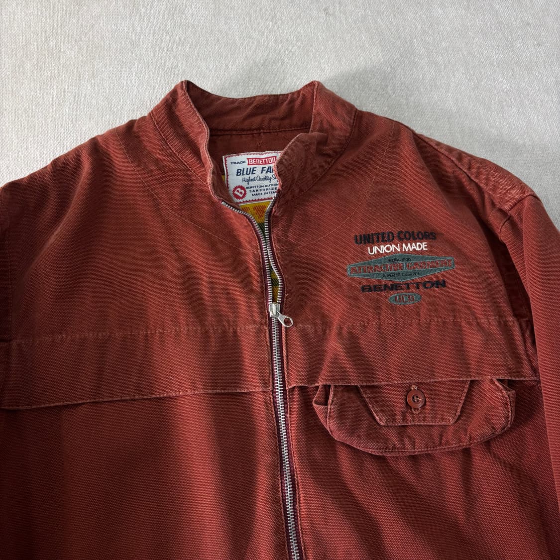 105 90s 베네통 빈티지 워크자켓 상품이미지2