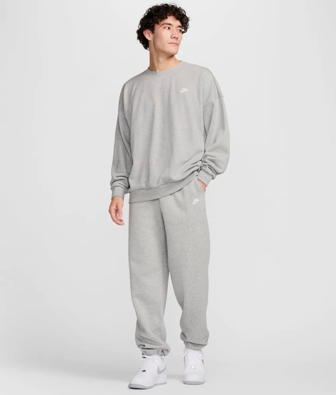 나이키 프렌치테리 크루 맨투맨 그레이 M 상품이미지5