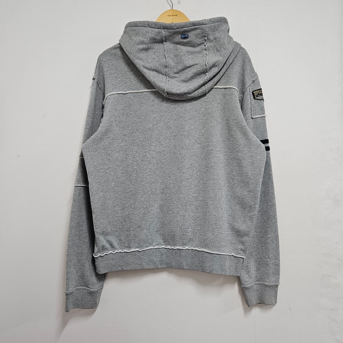 EXR 빈티지 컷팅 레이싱 후드티 XL 105 상품이미지4