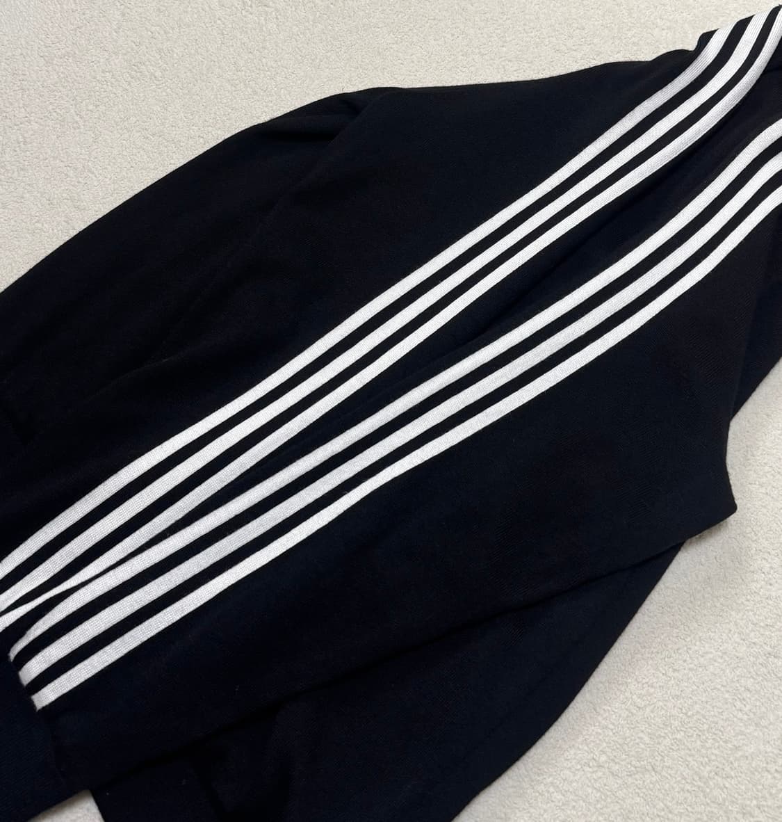 아디다스 블랙 니트 져지 집업  상품이미지10