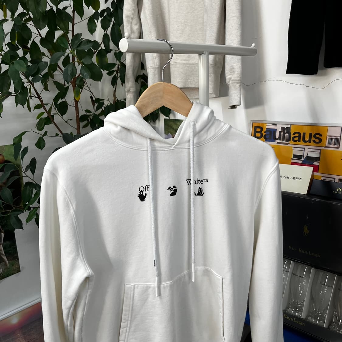 오프화이트 우먼 프린팅 후드 XS 상품이미지2