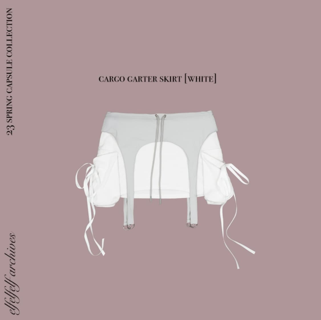 엘프엘프엘프아카이브스 카고 가터 스커트 Elfelfelf Archives 상품이미지1