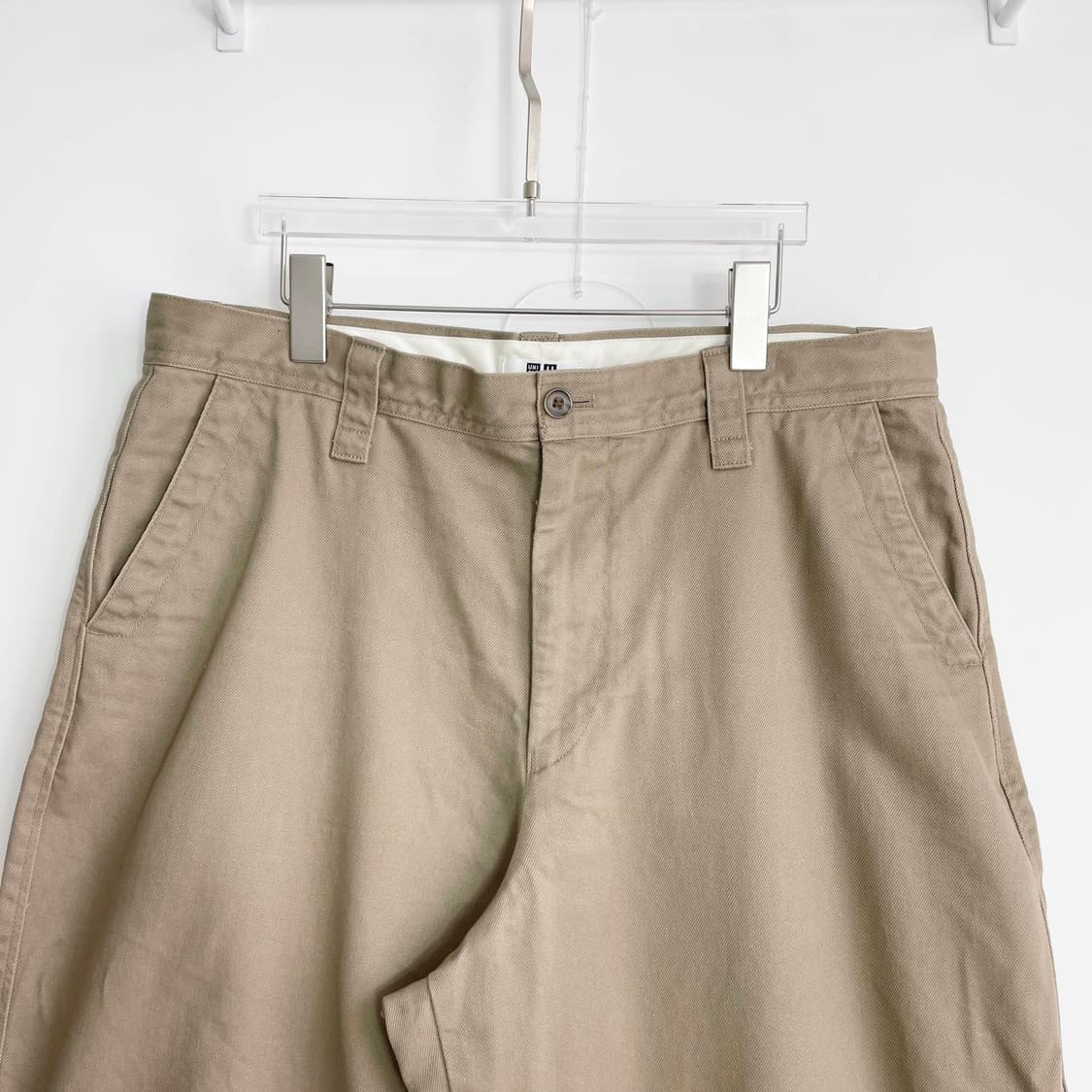 C1 유니클로U 와이드 핏 치노 팬츠 36-37사이즈 상품이미지2