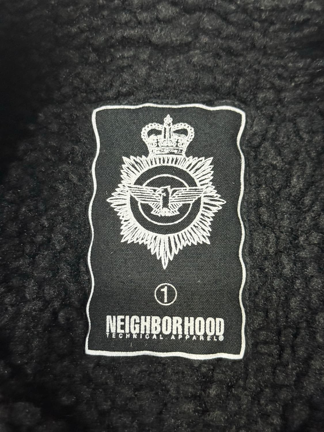 네이버후드 아카이브 해골 패치 보아털 롱 코트 자켓 상품이미지7