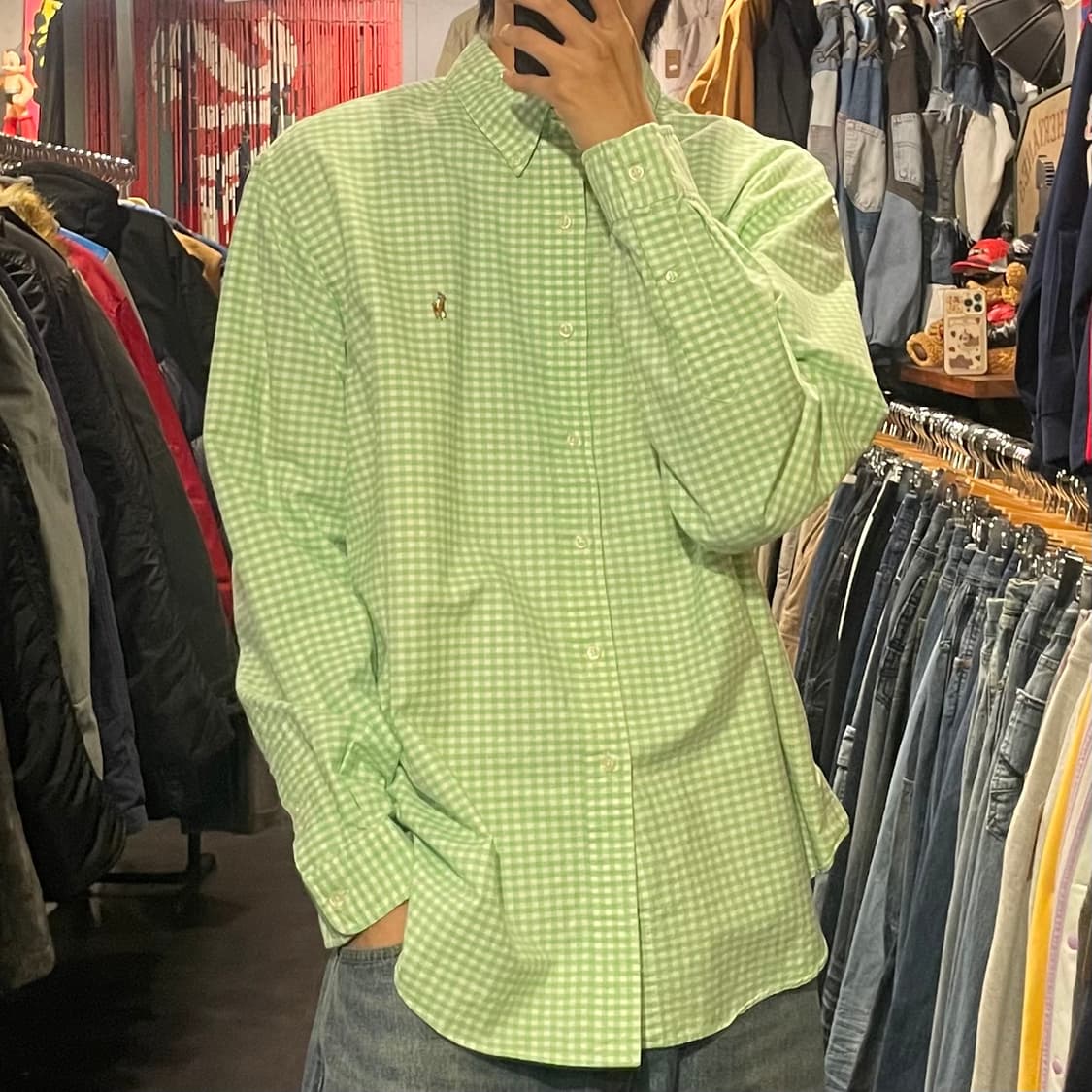 [IM] Polo 폴로 체크 긴팔셔츠 상품이미지5