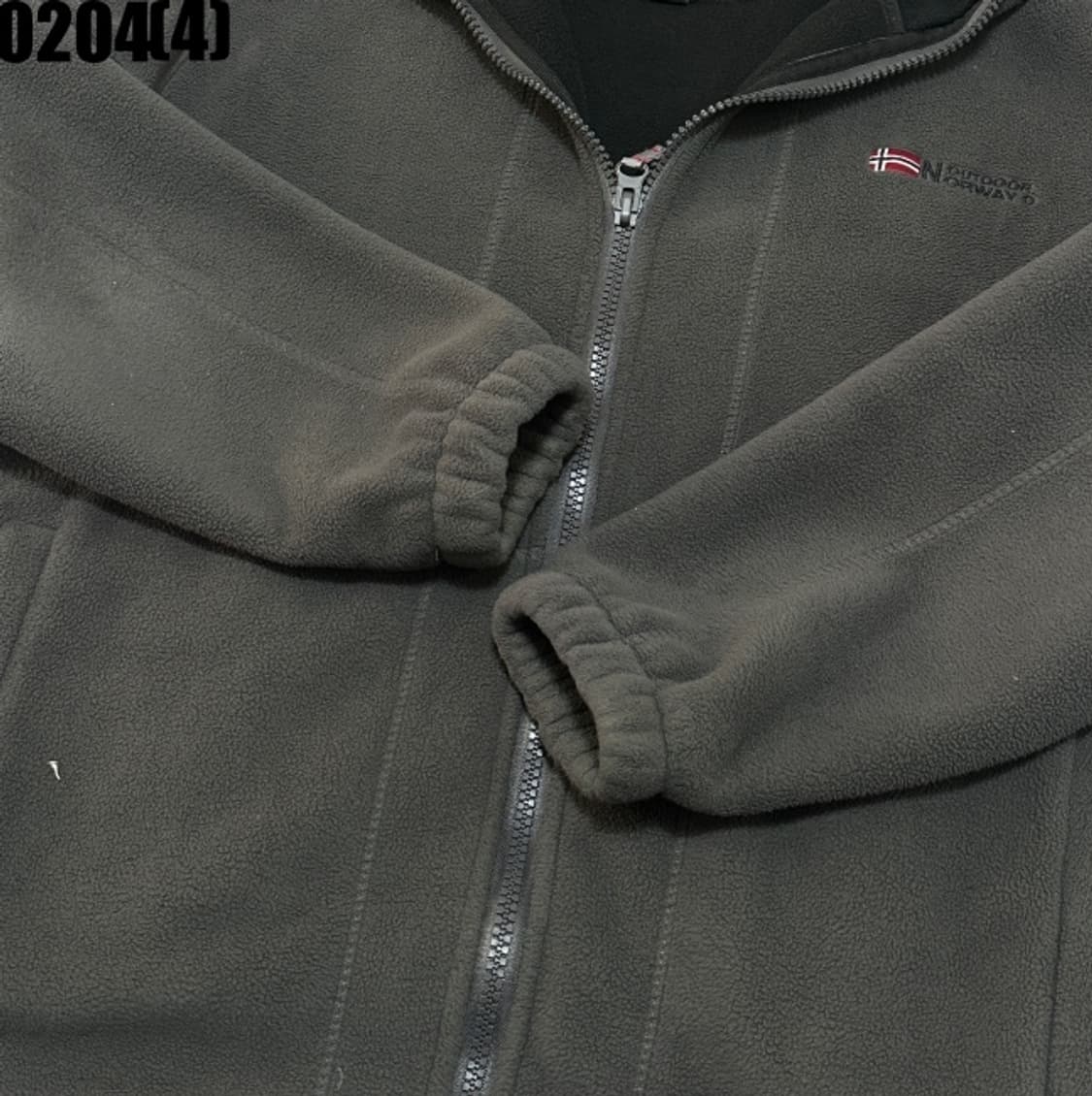 [2XL] 노르웨이 아웃도어 플리스 후드 집업 자켓 0204(4) 상품이미지4