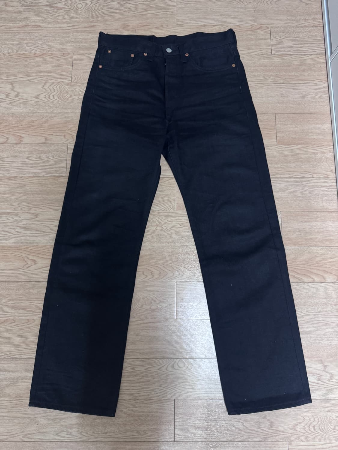 RRL 더블알엘 빈티지파이브포켓 블랙온블랙 31x32 빈파포 블온블 상품이미지1