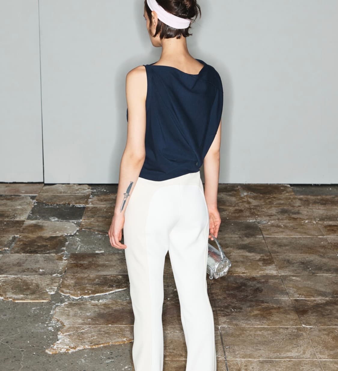 openyy ARTISTIC CLASSIC TOP, NAVY 상품이미지2