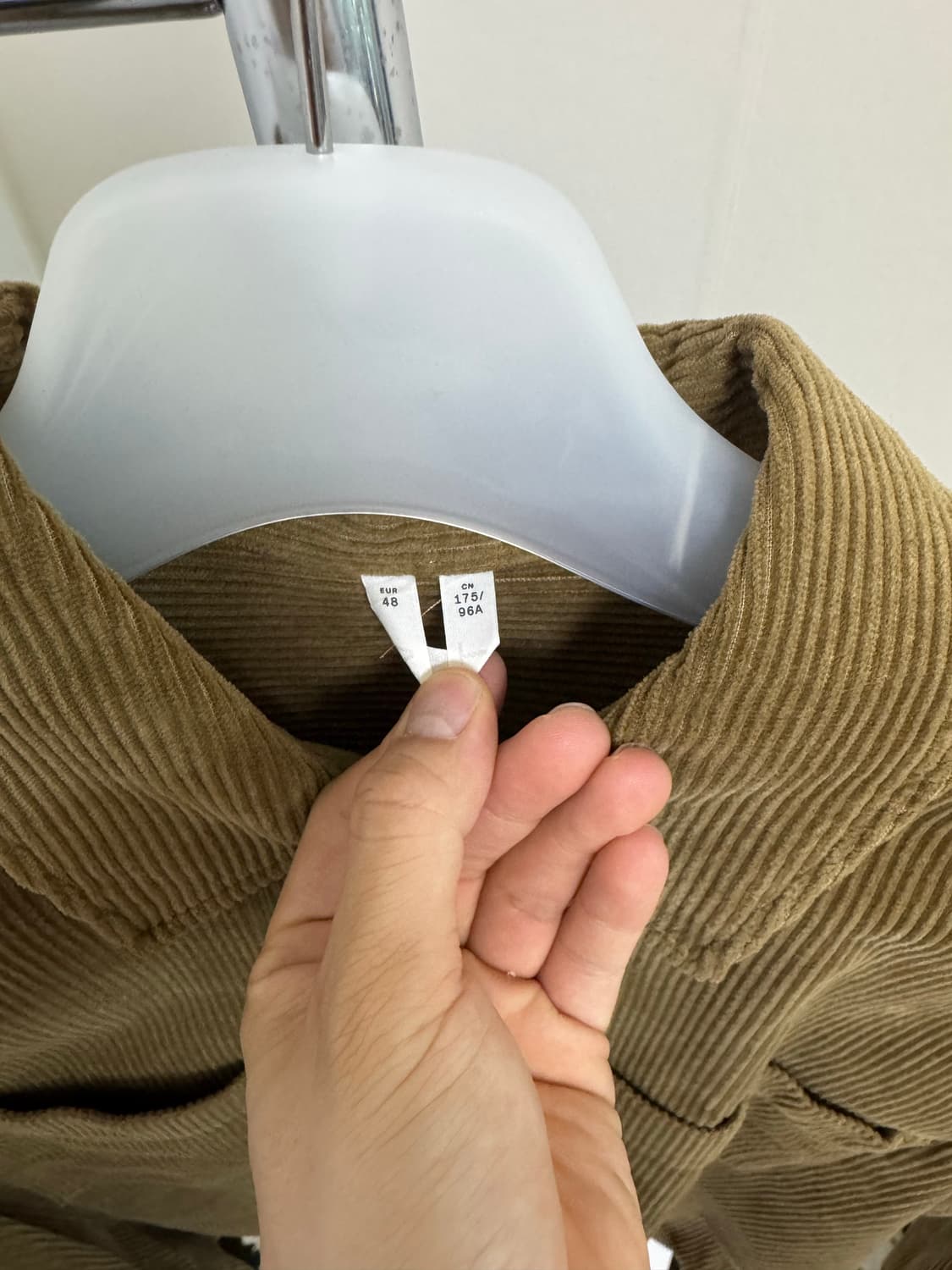 아르켓 코듀로이 자켓&셔츠 (48size) 상품이미지2