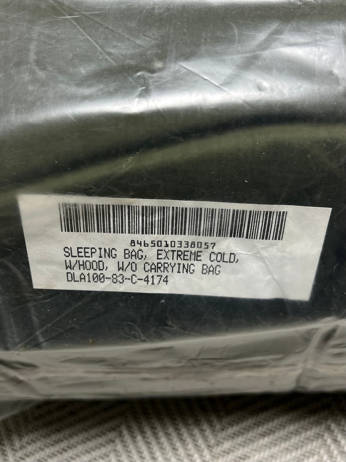 미군 익스트림콜드 침낭 미개봉 + 압축색 상품이미지2