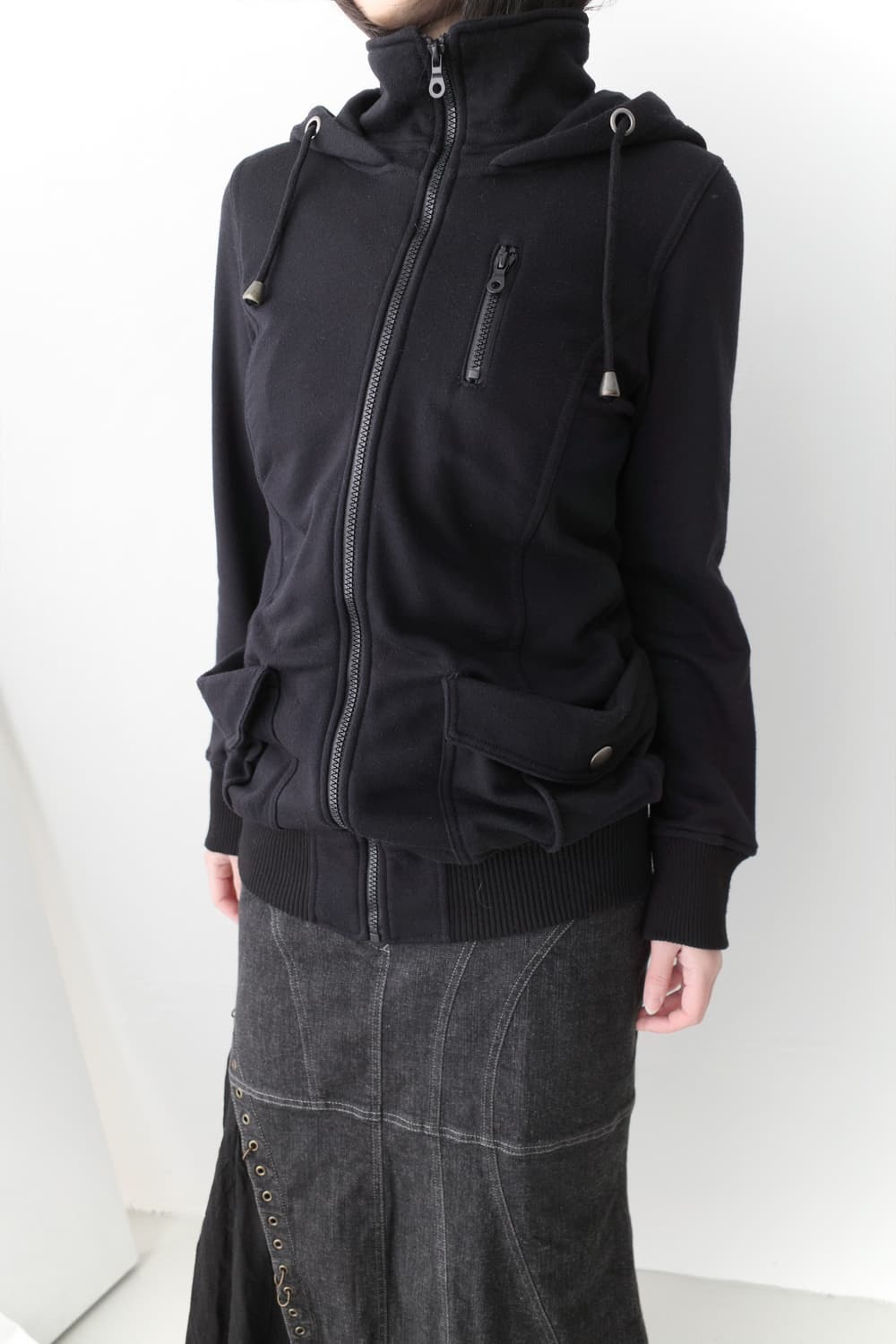 colza) snap hood zip-up  상품이미지6