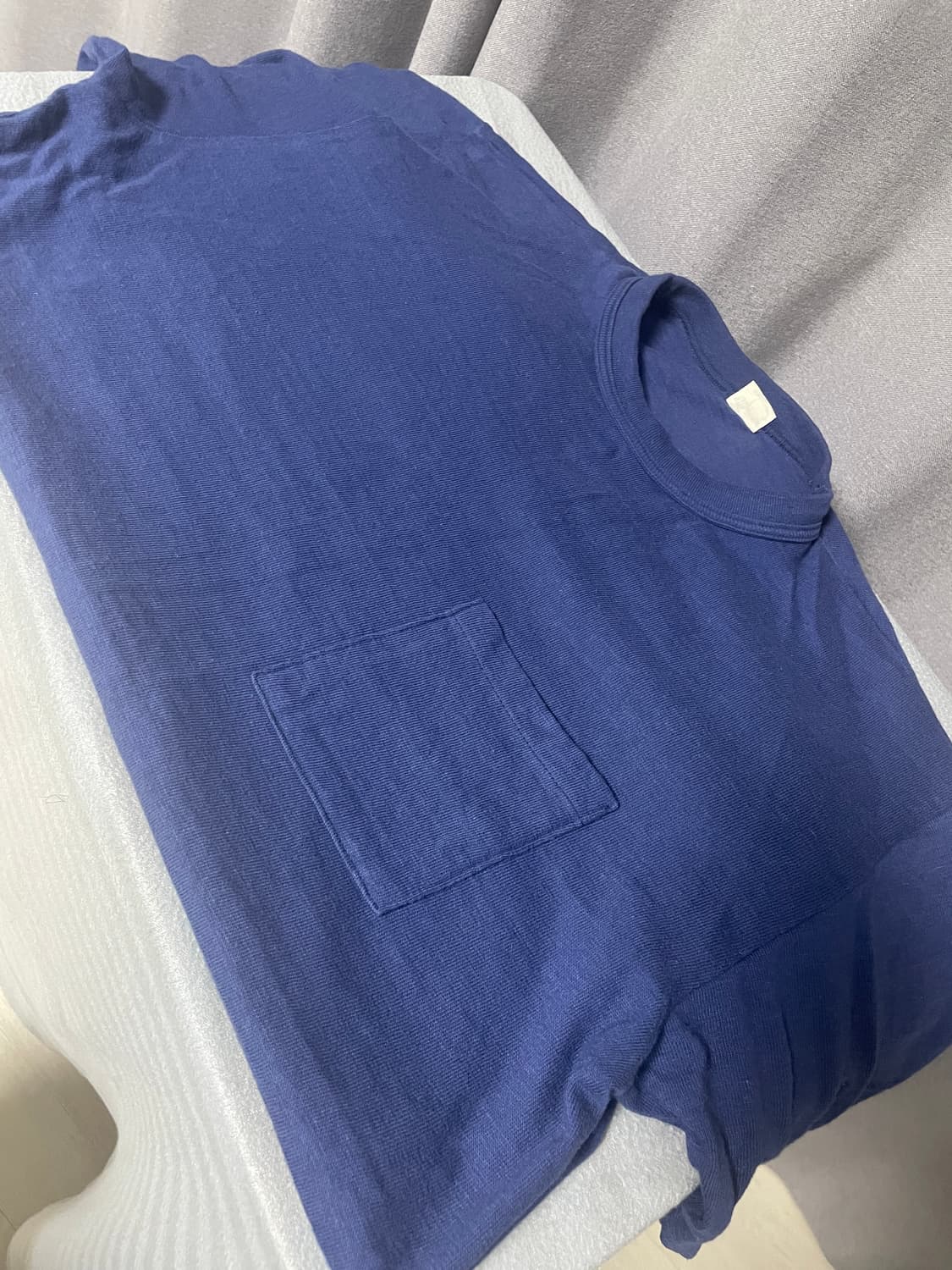 웨어하우스 Lot 4601 루프휠 포켓 티셔츠 블랙 / 네이비 XL 상품이미지6