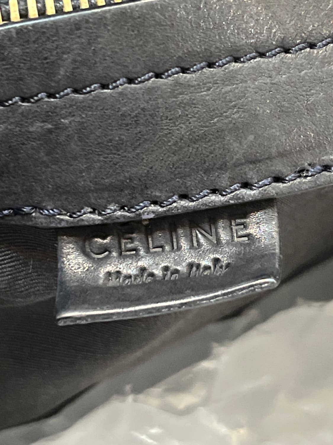 셀린느 레더 숄더 백 상품이미지10