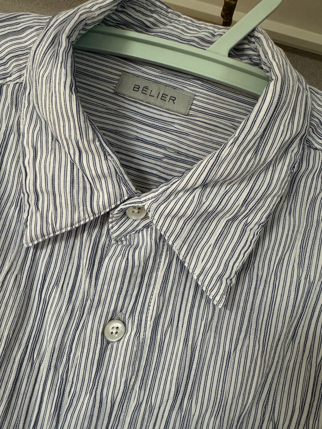 벨리에  치코 링클 스트라이프 셔츠 105사이즈 판매  상품이미지2