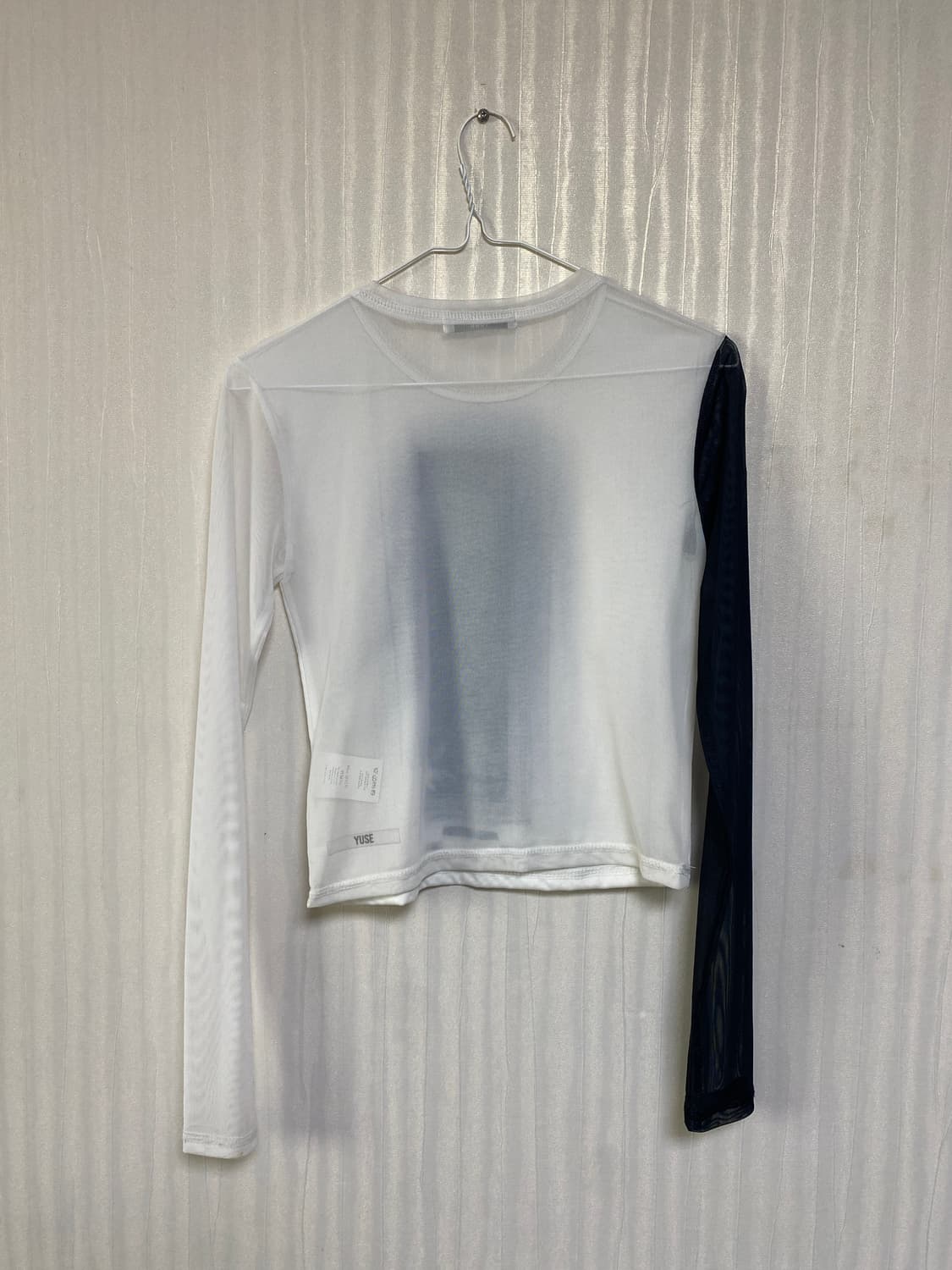 yuse 매쉬 언발 롱슬리브  상품이미지2