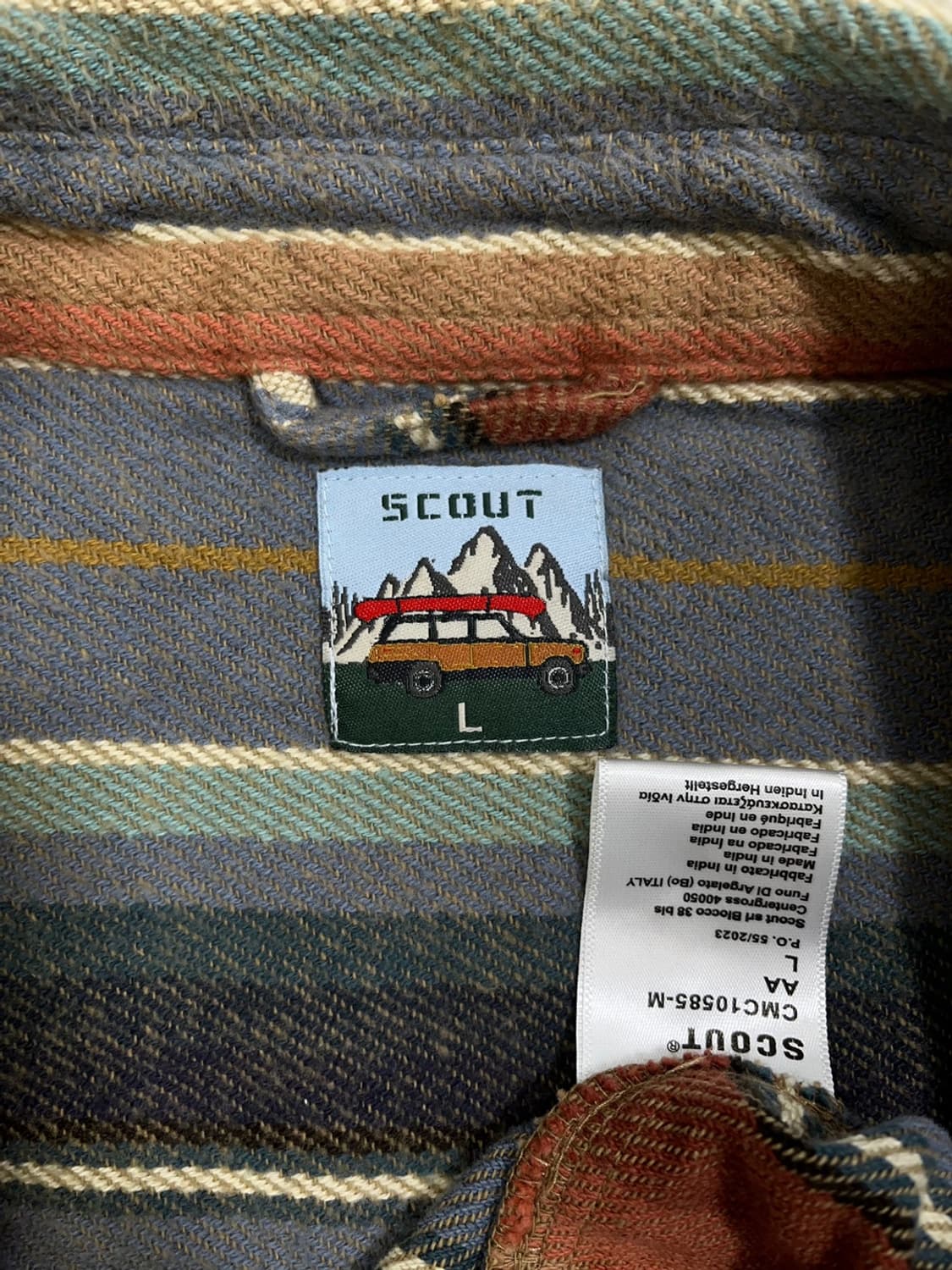 빈티지 패턴 셔츠/#2616 상품이미지4