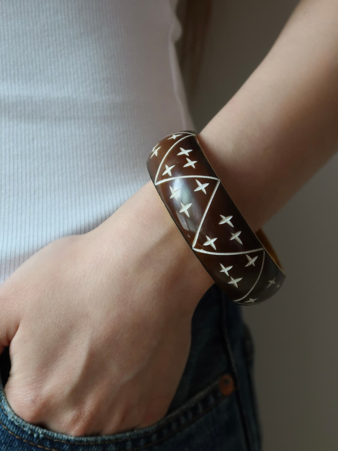 star stitched bangle 상품이미지3