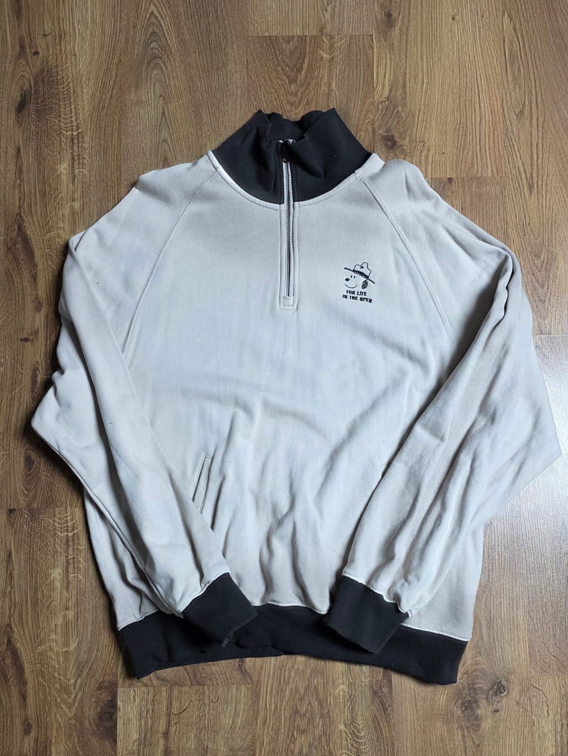 펜필드 스누피 하프집업 스웻 베이지 L 상품이미지2