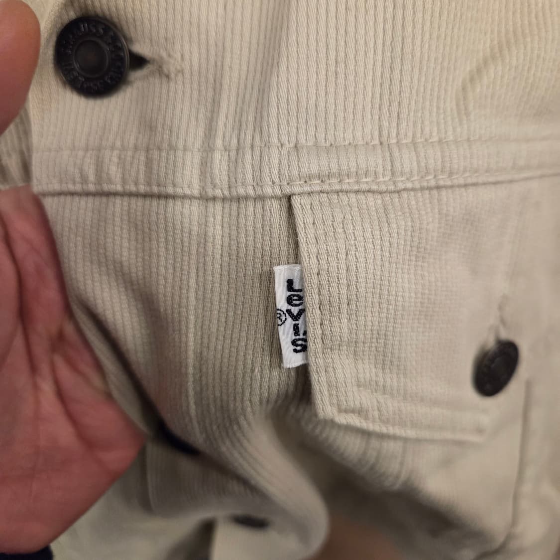 90s 리바이스 화이트탭 코듀로이 트러커 자켓 40사이즈 상품이미지4