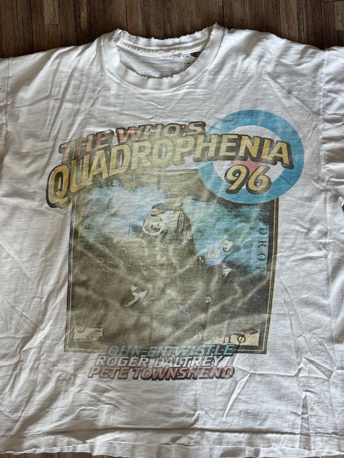 빈티지밴드티 90s the who 상품이미지2