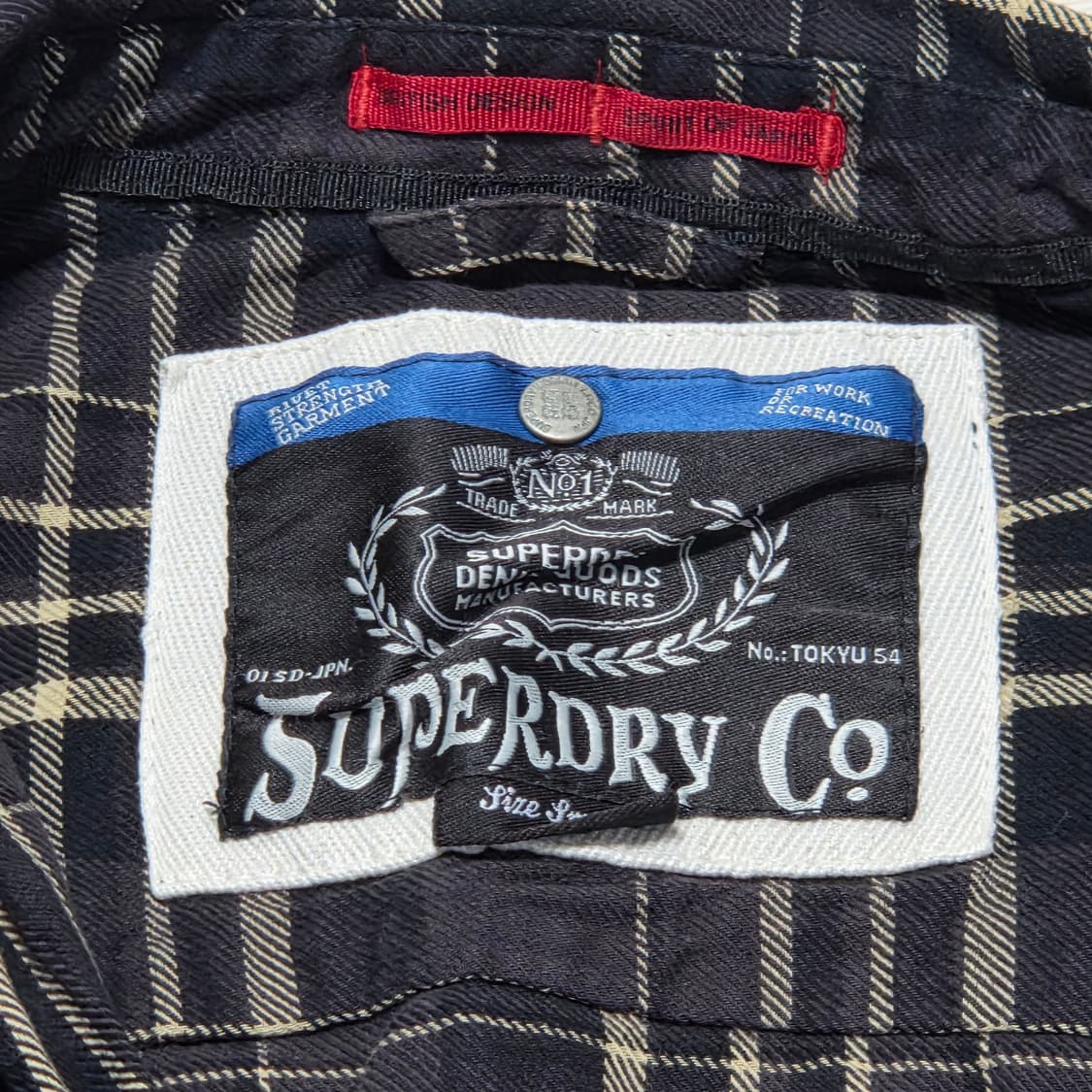 Superdry 슈퍼드라이 빈티지 투포켓 체크 패턴 셔츠 상품이미지5