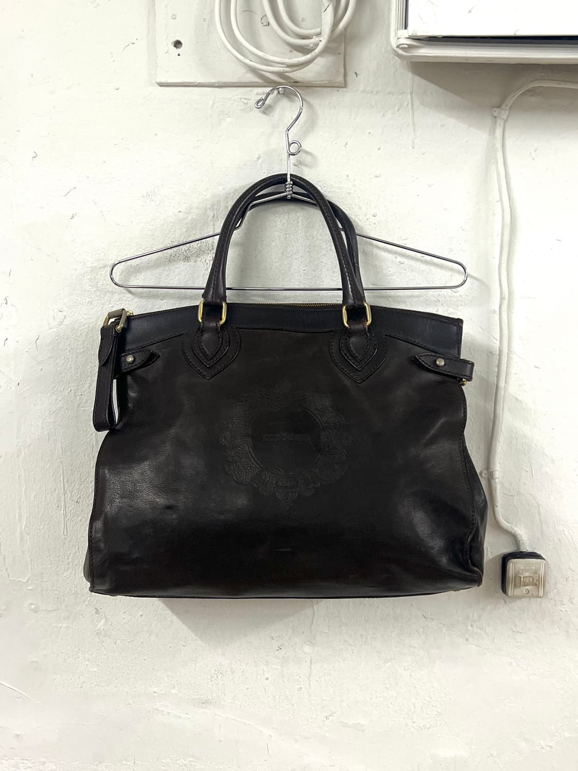 로베르토 까발리 2007 아카이브 레더백 상품이미지1