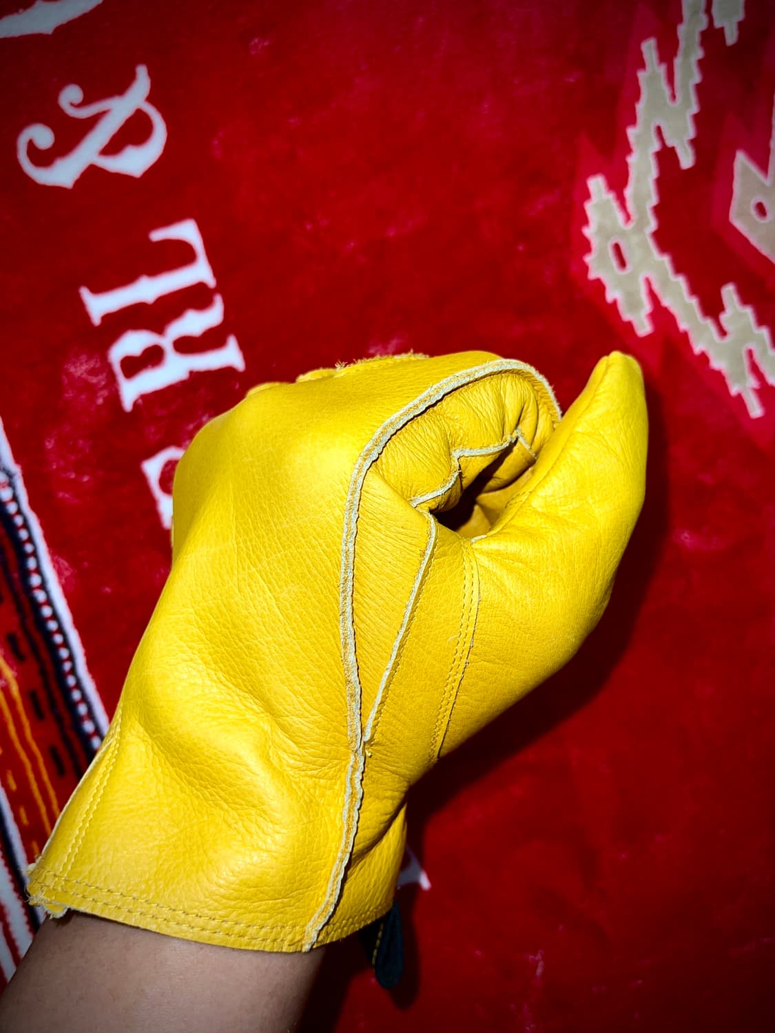 워크웨어무드 남자 가죽장갑 (천연가죽) 상품이미지9