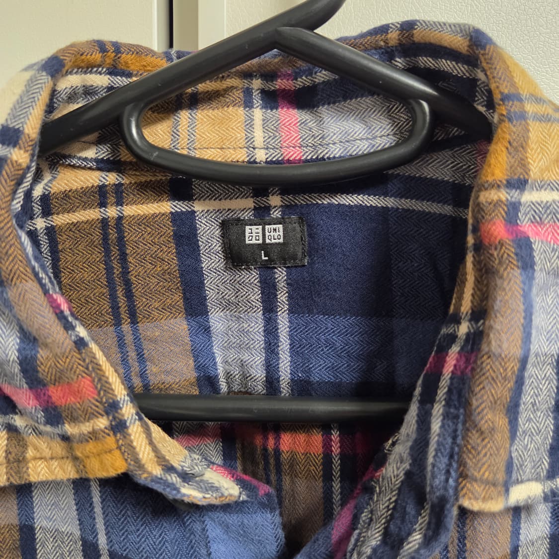 Uniqlo 유니클로 플란넬 체크 셔츠 L(100) 상품이미지3