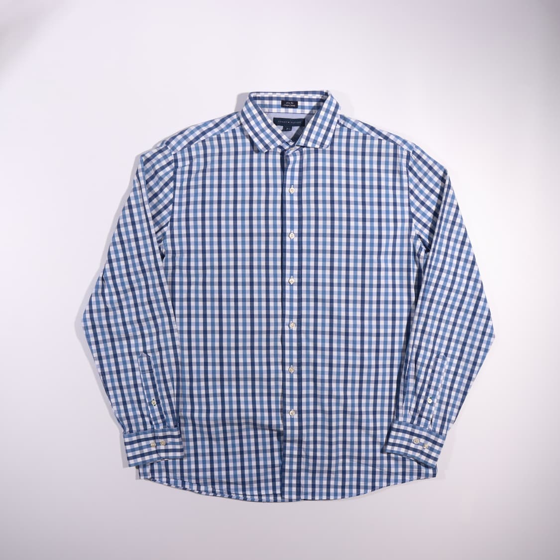 타미힐피거 깅엄체크셔트 B341 상품이미지1