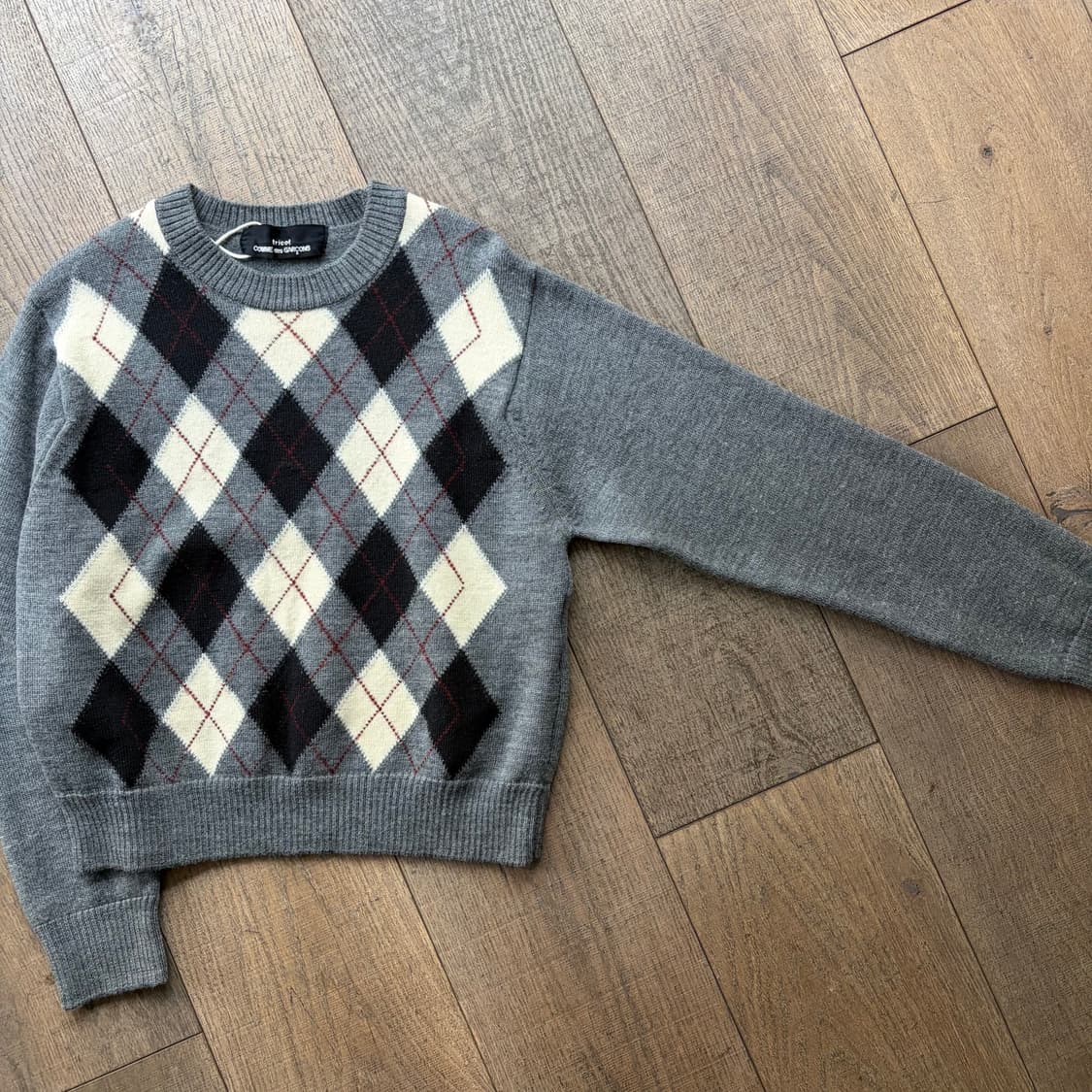 90's Basic Argyle Knit 상품이미지6