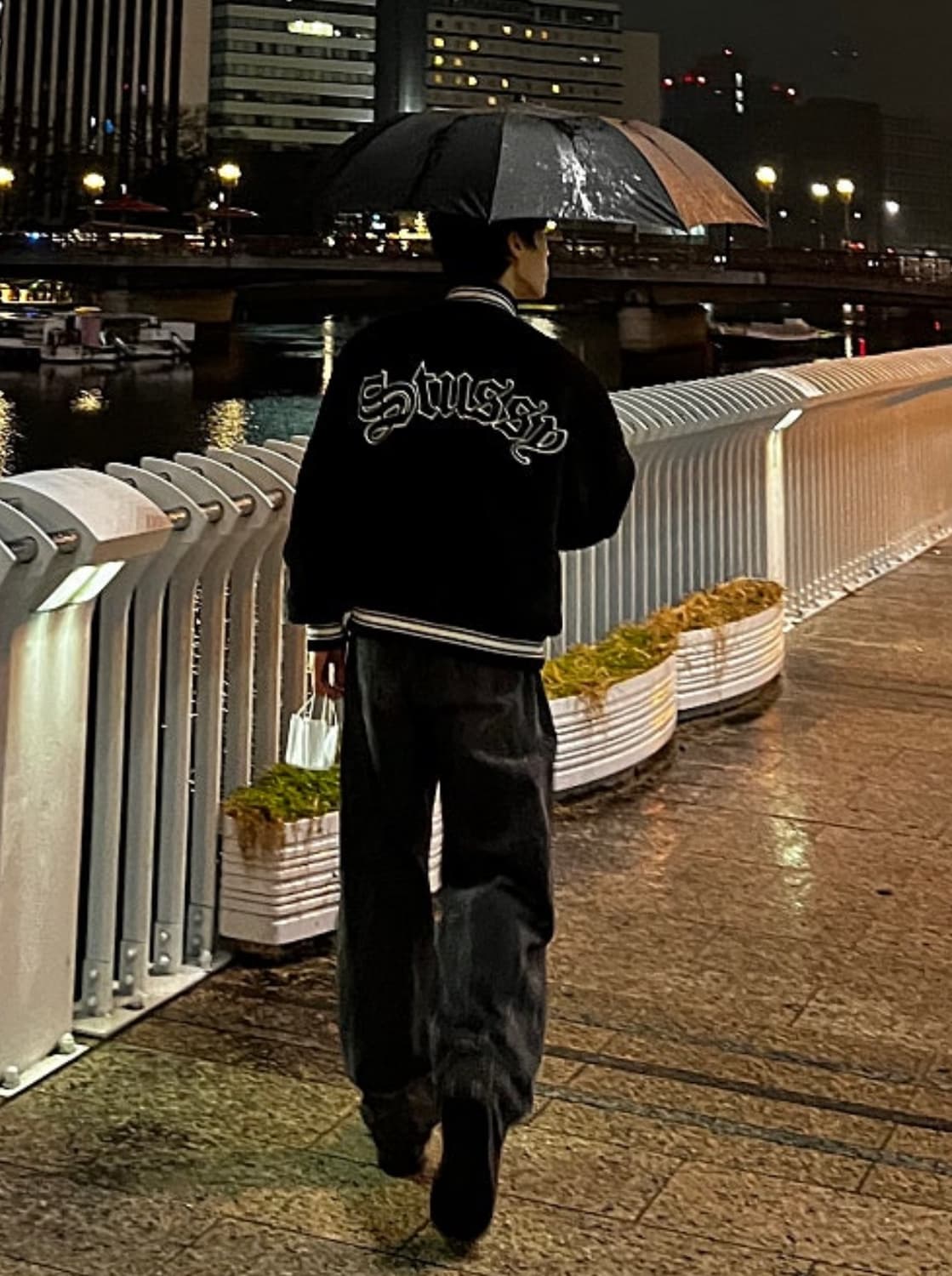 스투시 카센티노 울 바시티 자켓 M 상품이미지3