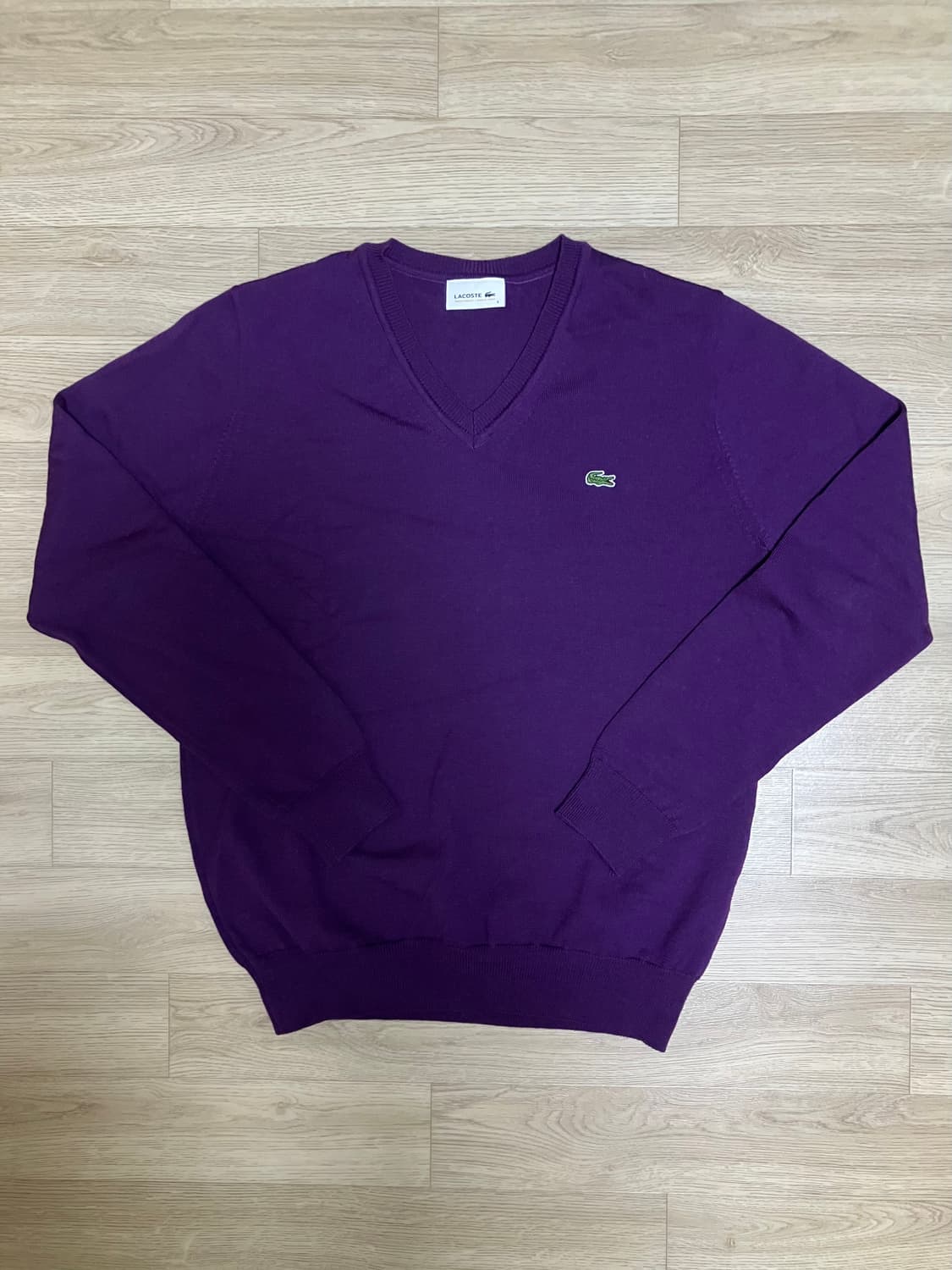 [3] 라코스테 메이드 인 재팬 브이넥 니트 상품이미지1