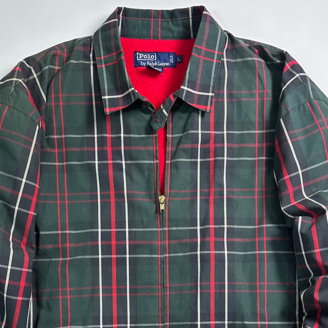 90s 폴로 타탄체크 스윙탑 자켓 상품이미지4