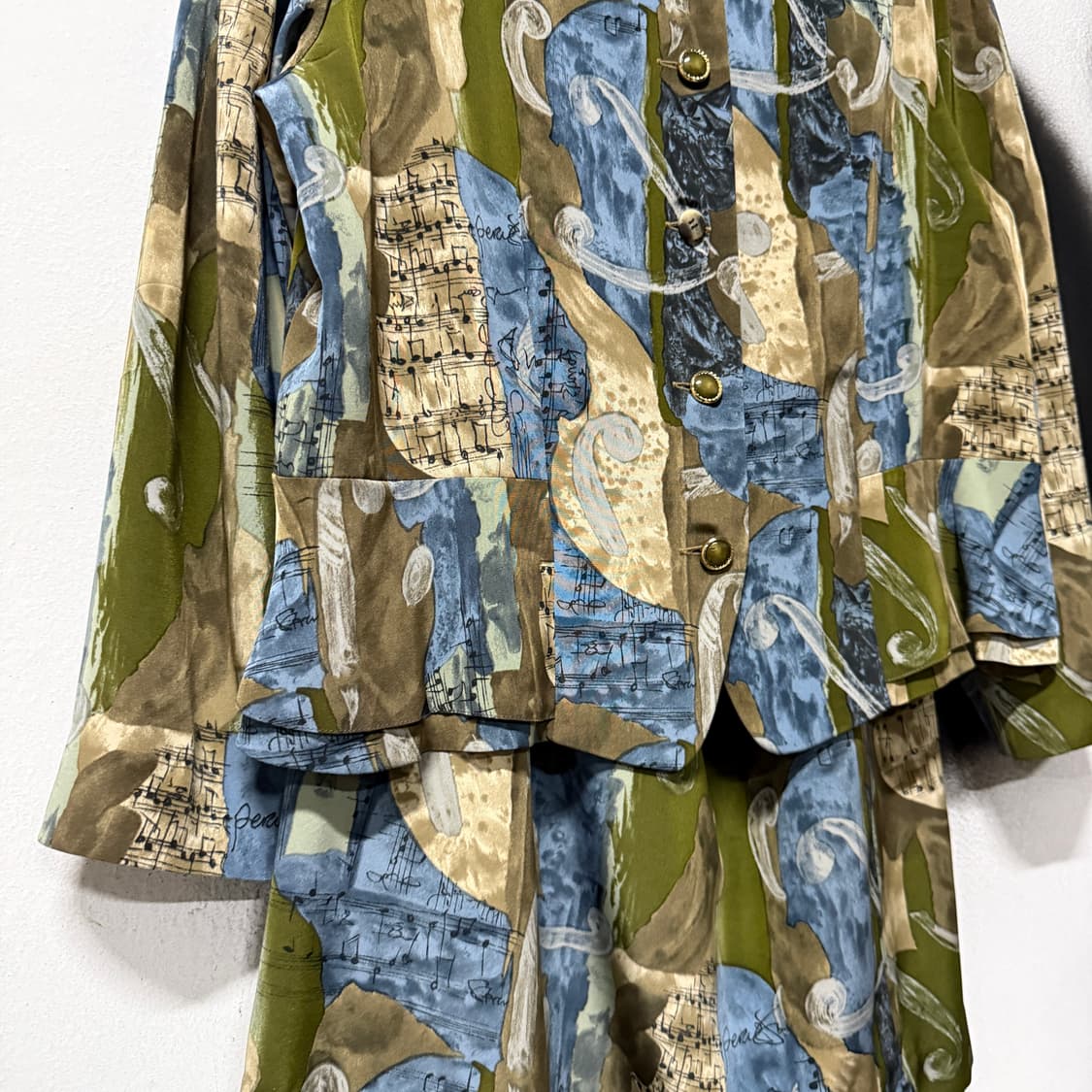 VTG 빈티지 에스닉 보헤미안 멀티 패턴 투피스 셋업 상품이미지6