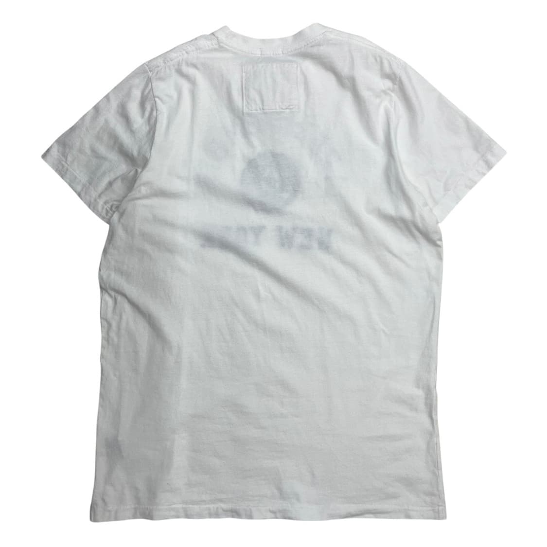 아베크롬비 네이비 패치 화이트 반팔 2XL 상품이미지3