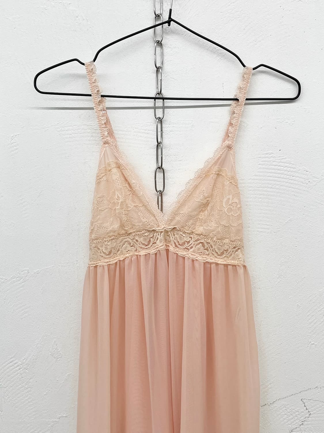 피치 시어 레이스 슬립 상품이미지5