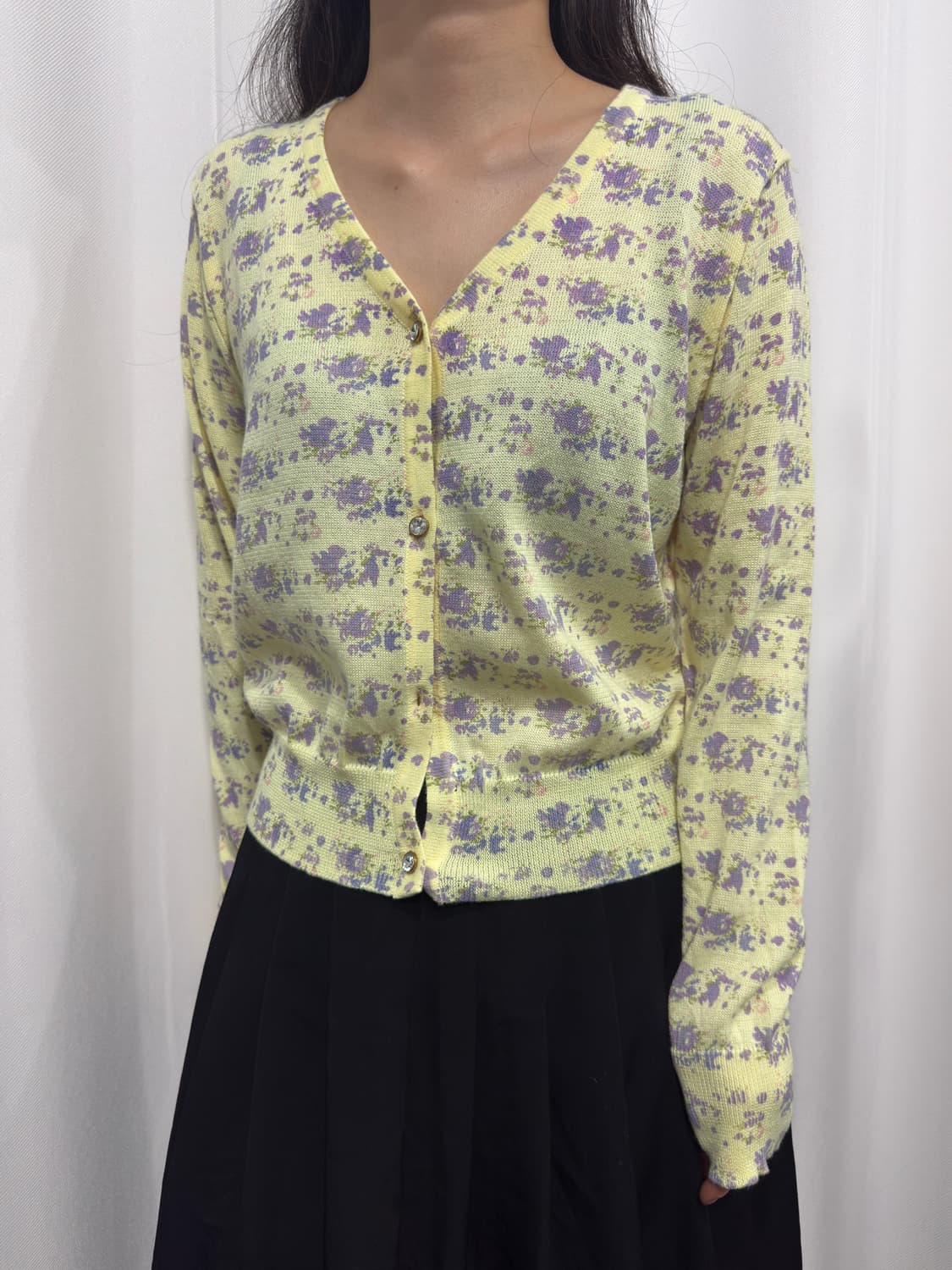 ryu ryu flower lemon cardigan 상품이미지2