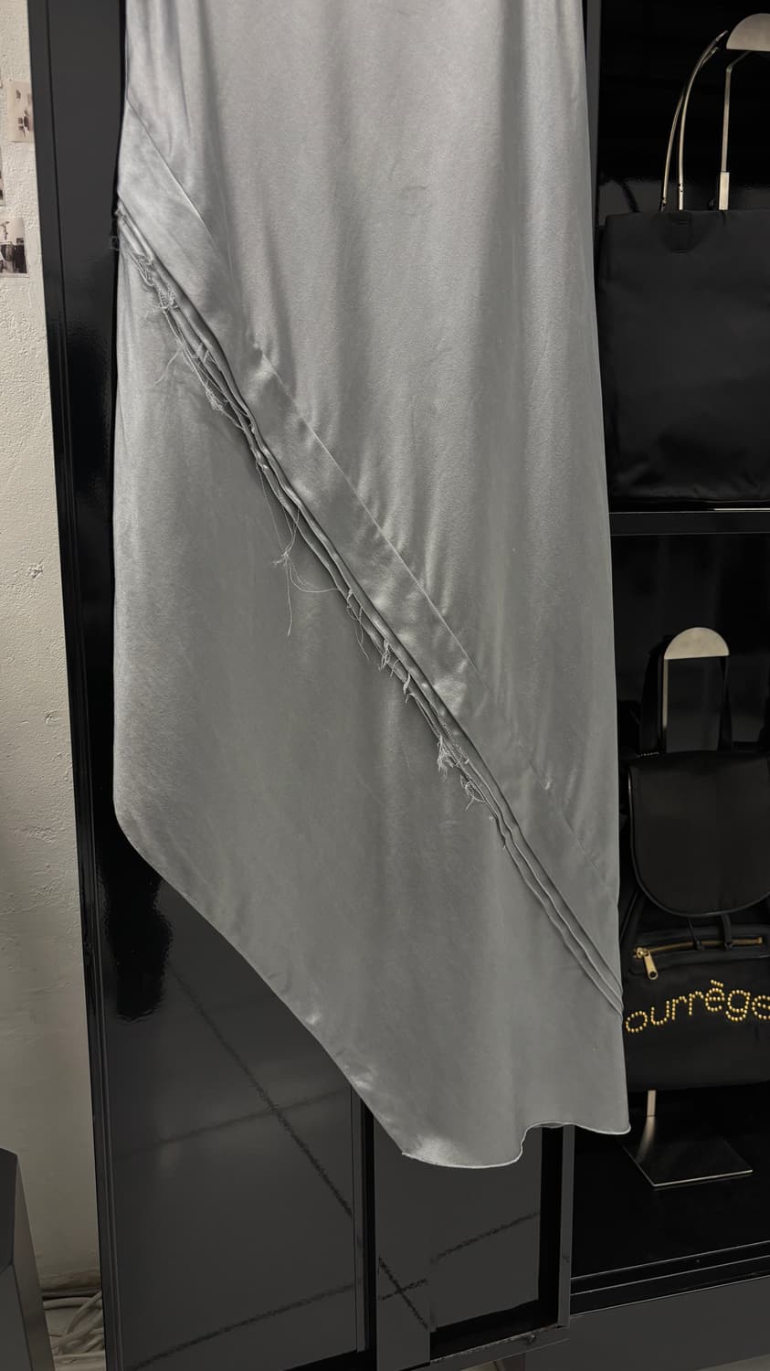 HELMUT LANG asymmetric silk dress 상품이미지3