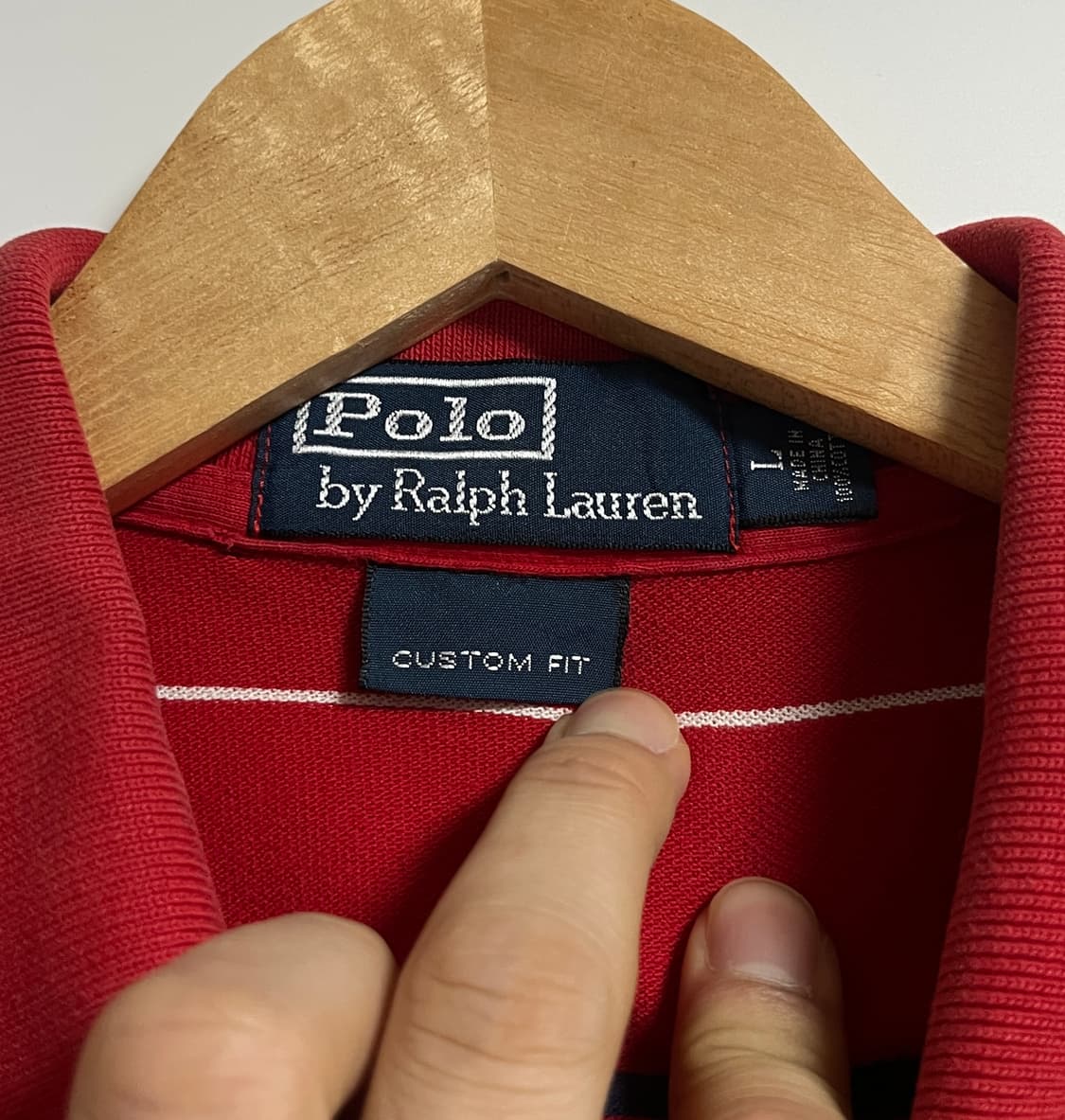 공용 폴로랄프로렌 그린포니 스트라이프 카라티셔츠 L 상품이미지5