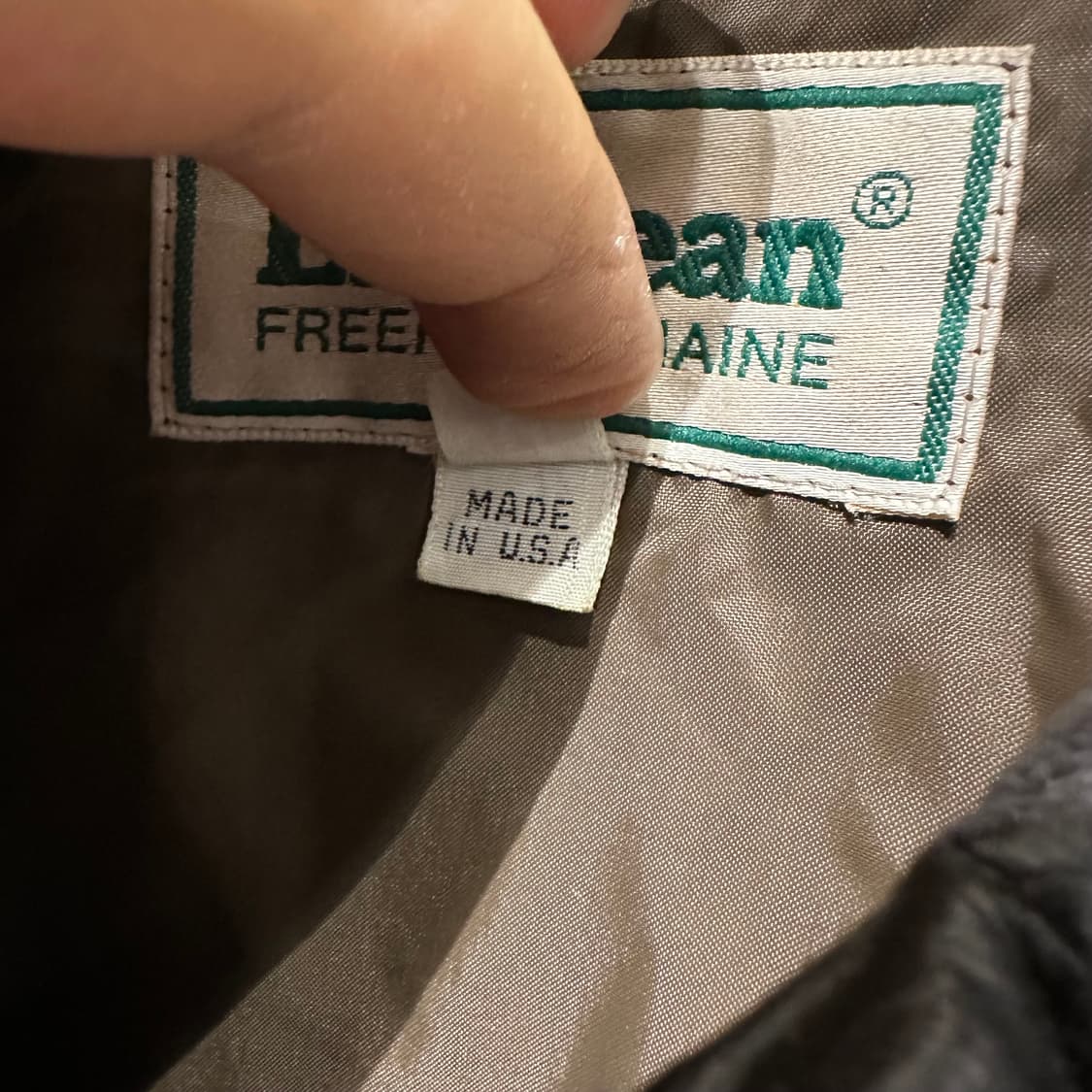 70‘s llbean 고트스킨 a-2 자켓 상품이미지6