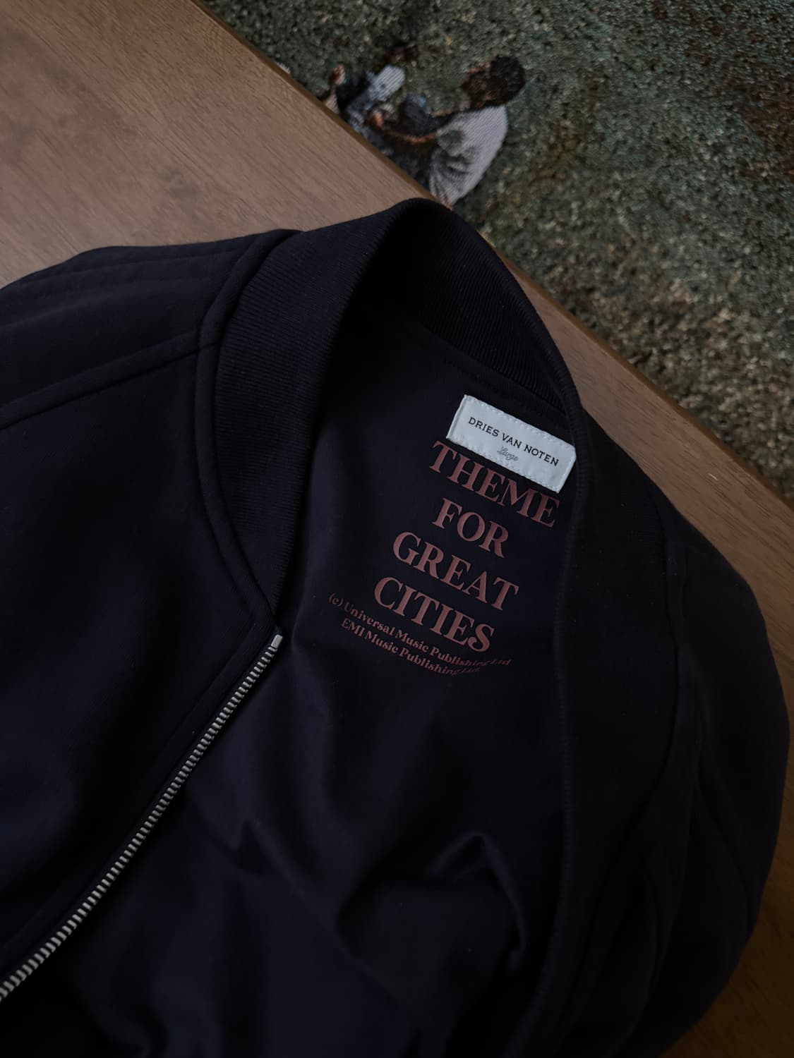 L) 드리스반노튼 great cities 블루종  상품이미지3