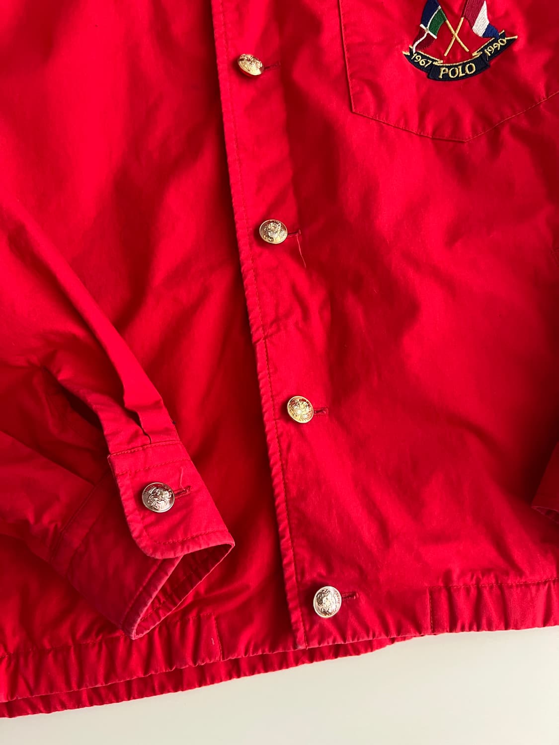 90s 폴로 랄프로렌 후드 코치 자켓 M 상품이미지5