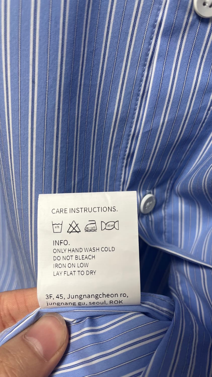 ERTR 코튼 셔츠 판매❗️ 상품이미지3