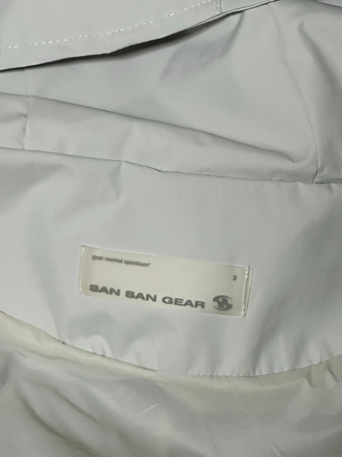 산산기어 지퍼자켓 오프화이트 3사이즈  상품이미지6