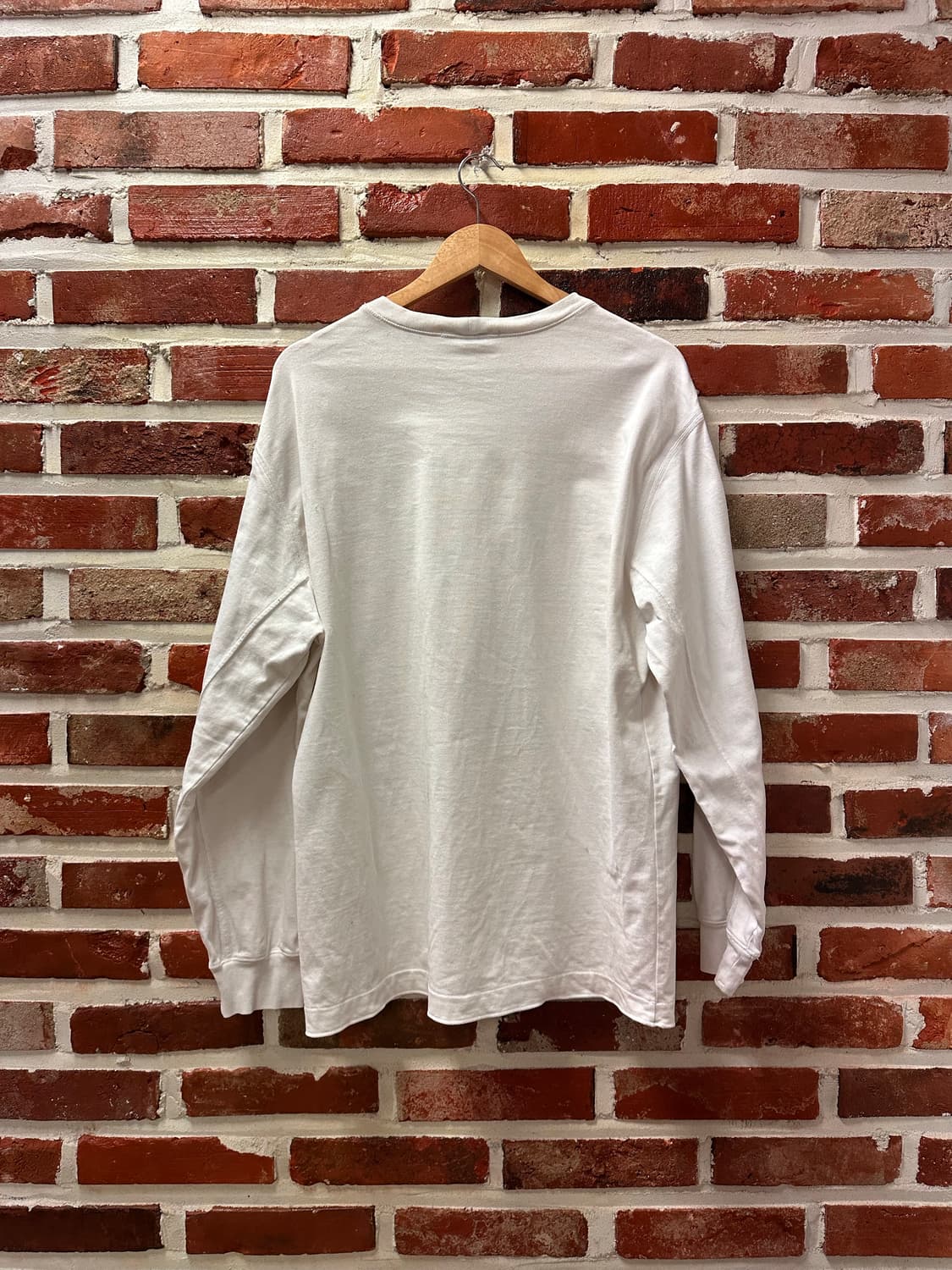 (2XL)스톤아일랜드 와펜 롱슬리브 화이트 상품이미지6