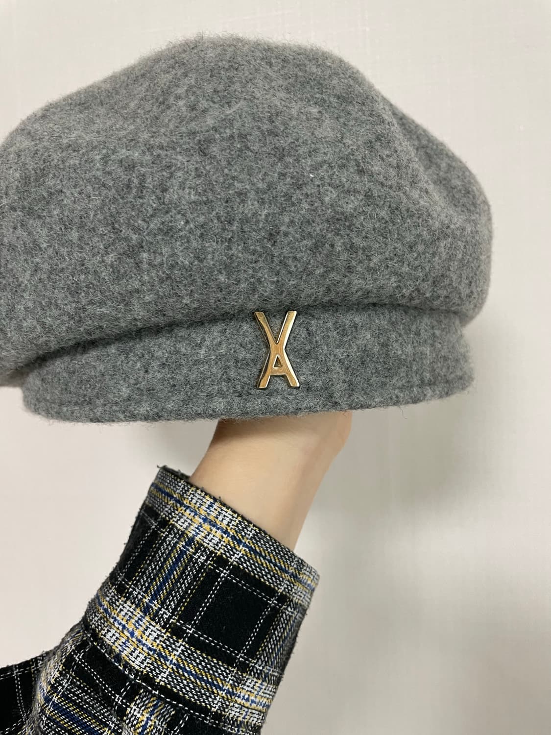 바잘 그레이 회색 베레모 상품이미지2