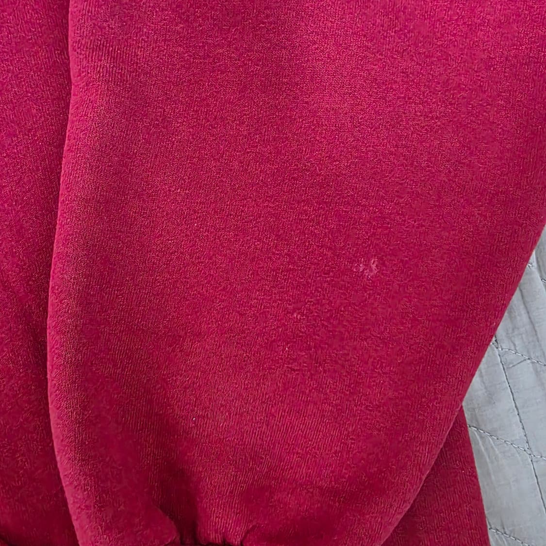 [XXL] 90s 빈티지 러셀 애슬레틱 레드 후드집업 - 라이트 페이드 상품이미지3