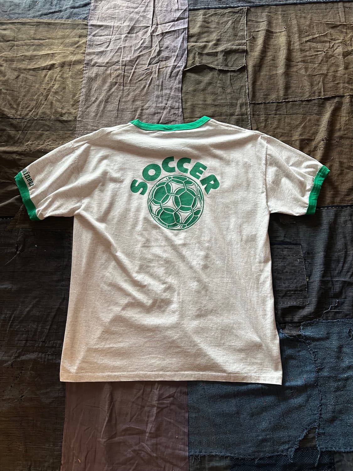 90s USA Fruit of the loom Ringer T Shirt 상품이미지1