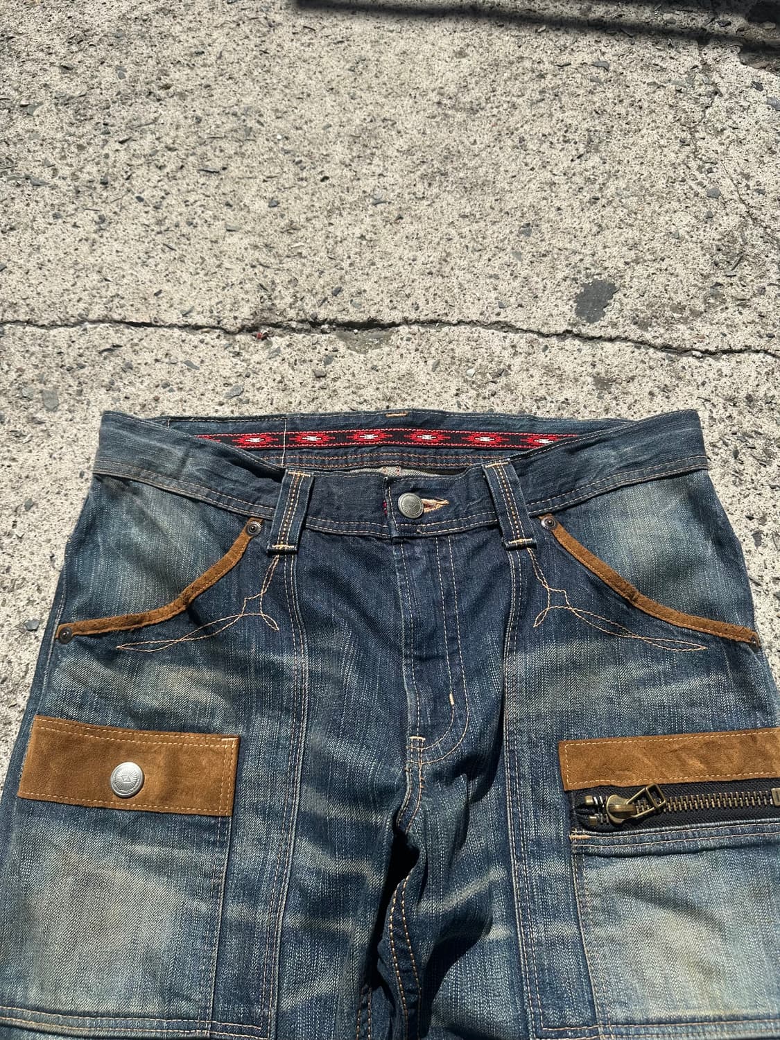 Edwin-XV concho denim washed pants 상품이미지4