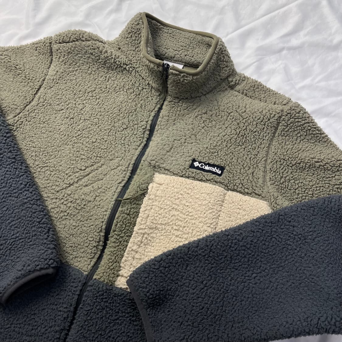 [COLUMBIA] 콜롬비아 뽀글이 후리스 카키/다크그 상품이미지2